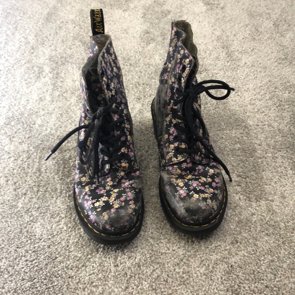 Floral Doc Martens